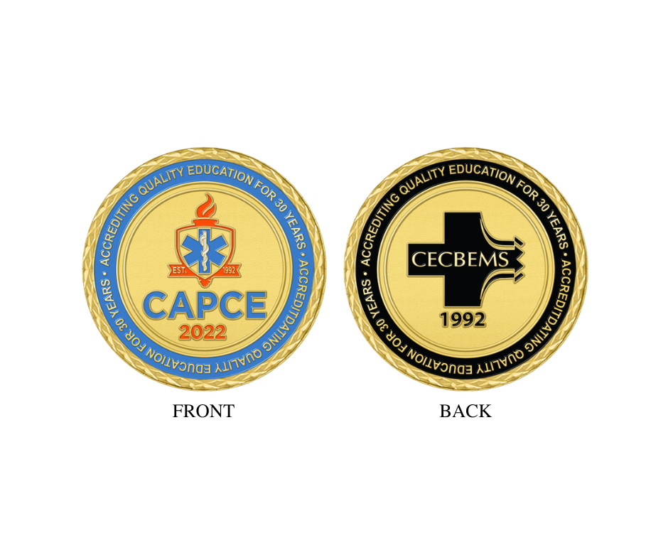 CAPCE 30th Anniversary Commemorative Challenge Coin